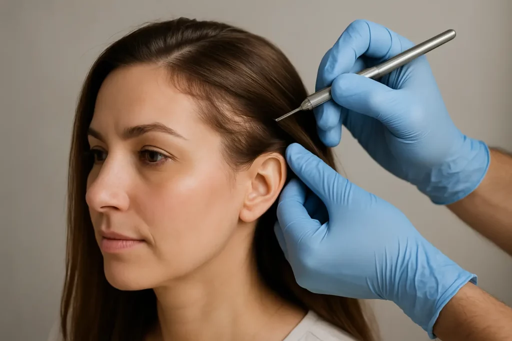 השתלת שיער לנשים בלי גילוח: מה באמת אפשרי