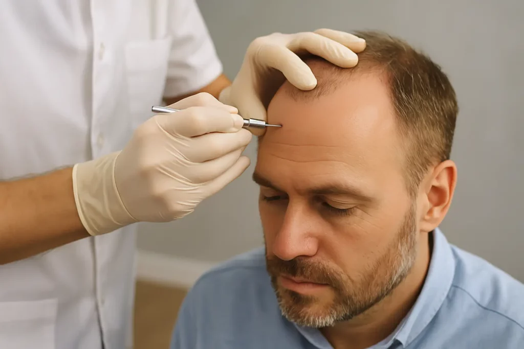 השתלת שיער למפרצים עמוקים: מה באמת עובד