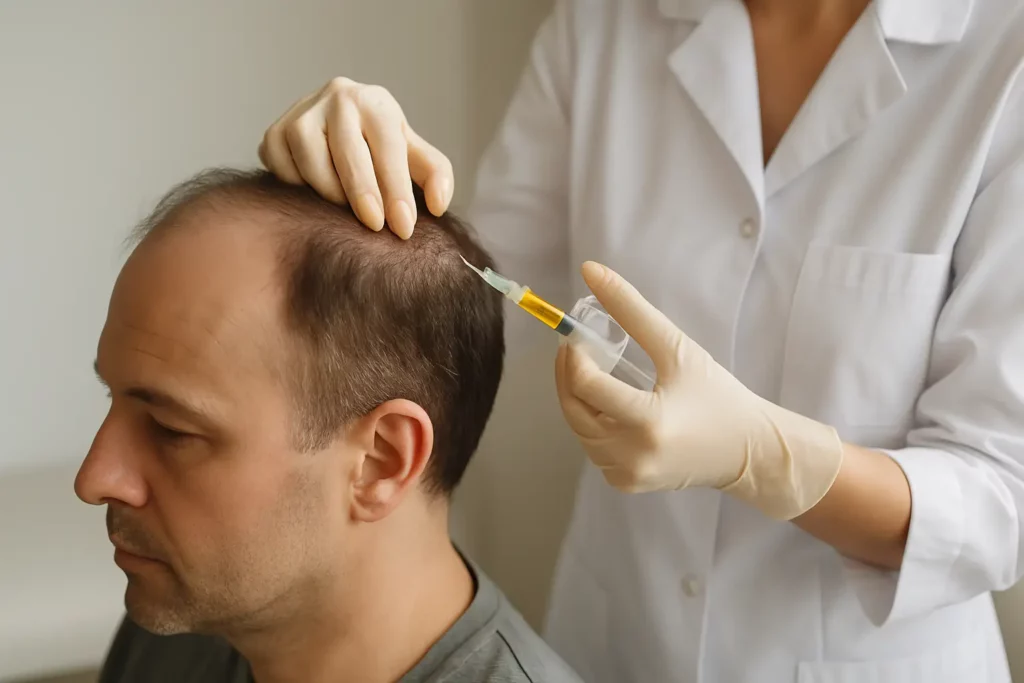 PRP לנשירת שיער לפני אחרי - למה באמת לצפות